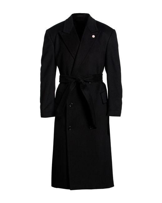 Lardini Black Coats for men