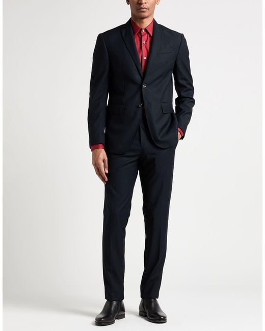 Trussardi Blue Suits for men