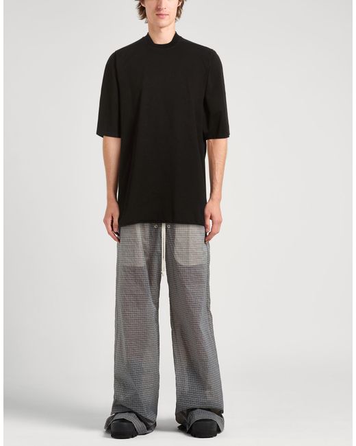 Rick Owens Black T-Shirt Cotton for men