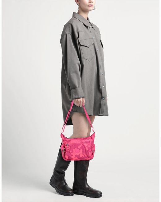 Kipling Pink Shoulder Bag Polyester
