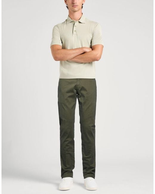 Berwich Green Military Pants Cotton, Elastane for men