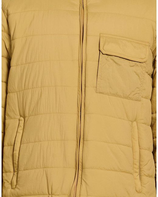 Paltò Yellow Puffer for men