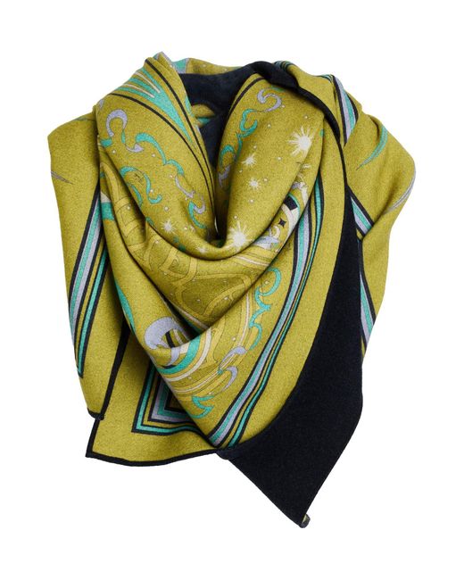Emilio Pucci Green Scarf Wool