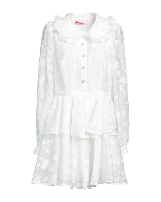 Custommade• White Mini Dress