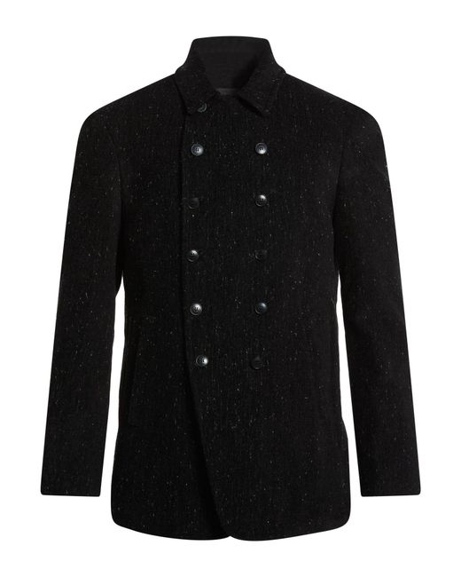 John Varvatos Black Blazer Viscose, Virgin Wool, Cotton, Elastane for men
