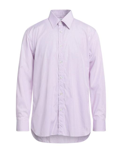 Dunhill Purple Lilac Shirt Cotton for men