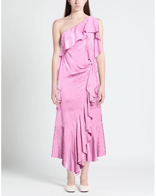 Moschino Jeans Pink Midi Dress