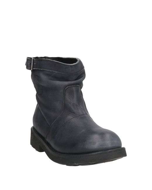 Bikkembergs Black Ankle Boots Leather