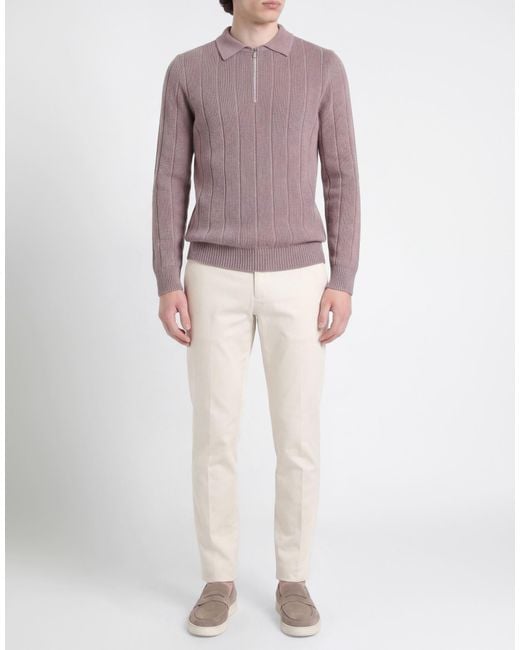 Eleventy Purple Platinum Lilac Sweater Cashmere for men