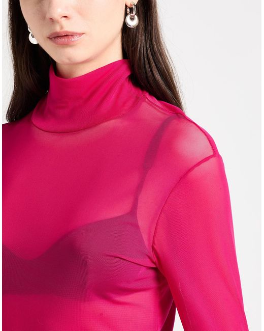 HEBE STUDIO Pink Top Viscose, Elastane