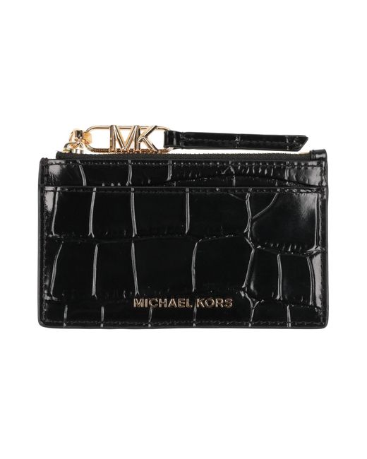 Tarjetero MICHAEL Michael Kors de color Black