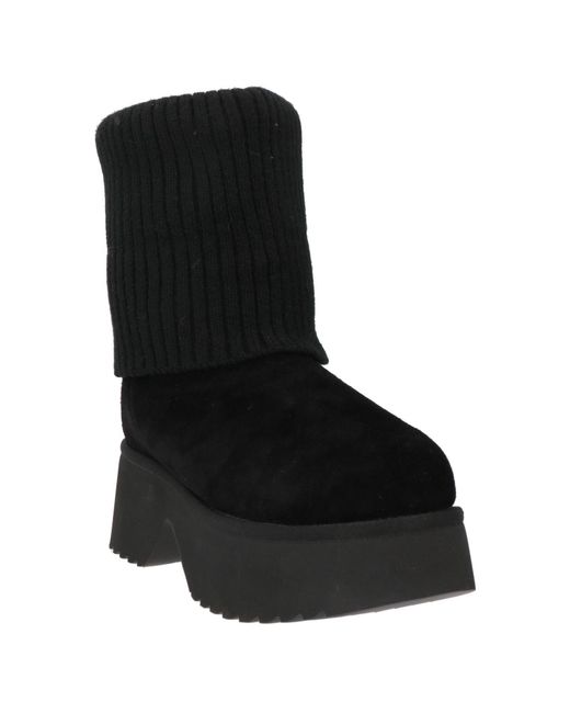 Colors Of California Black Ankle Boots