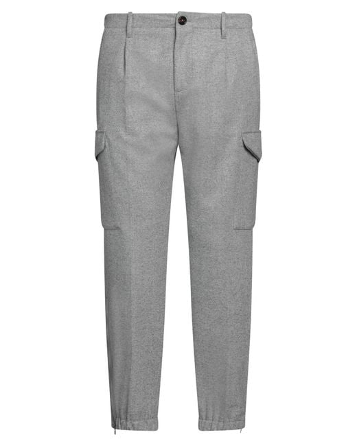 Brunello Cucinelli Hose in Gray für Herren