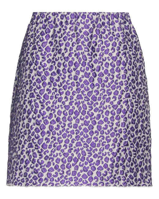 THE M.. Purple Mini Skirt