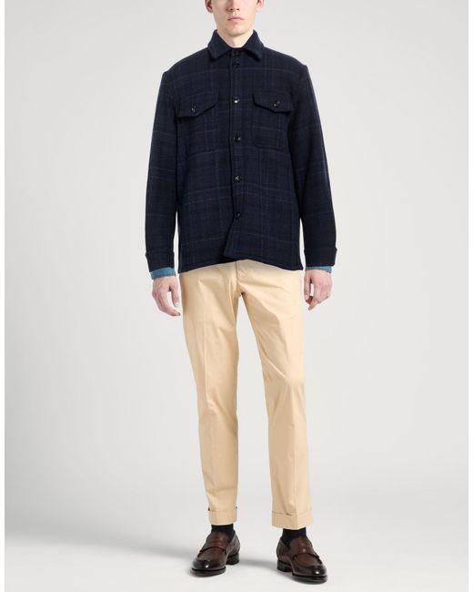 Ballantyne Blue Jacket Wool, Cashmere, Virgin Wool for men