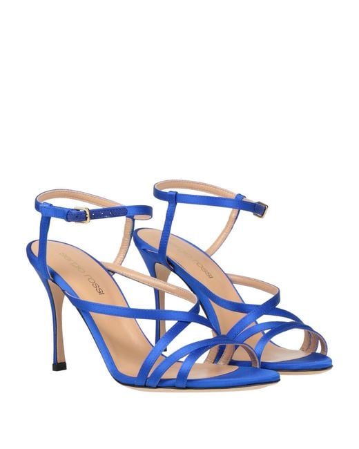 Sergio Rossi Blue Sandals