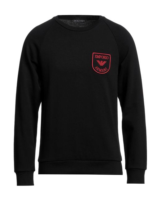 Emporio Armani Black Undershirt for men