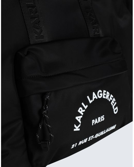 Karl Lagerfeld Black Duffel Bags
