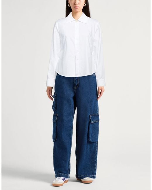 Carla G White Shirt Cotton
