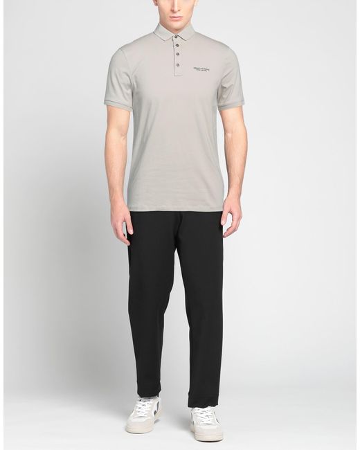 ARMANI EXCHANGE White Polo Shirt for men