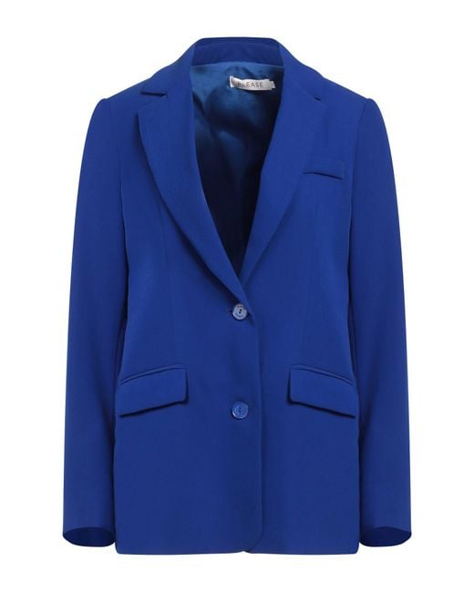 Please Blue Suit Jacket