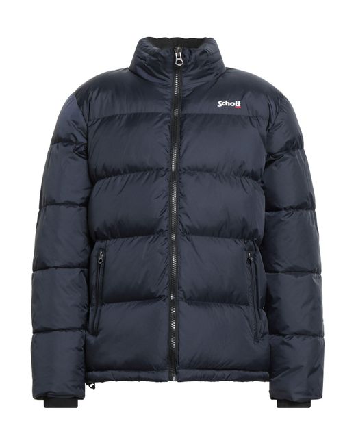 Schott Nyc Blue Puffer for men