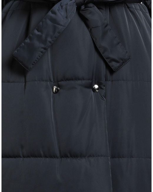 Peserico Blue Midnight Puffer Polyester