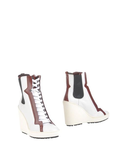 Hogan White Stiefelette