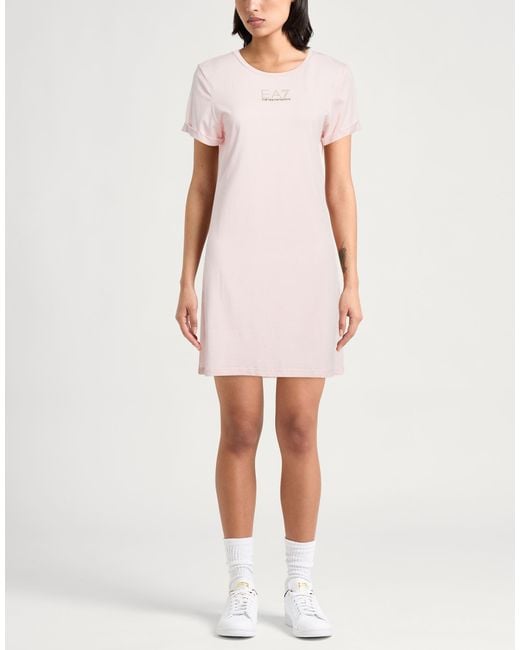 EA7 Pink Mini Dresses