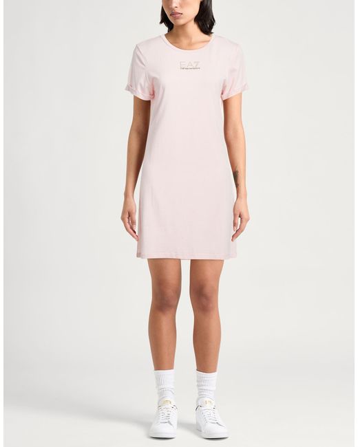 EA7 Pink Mini Dresses