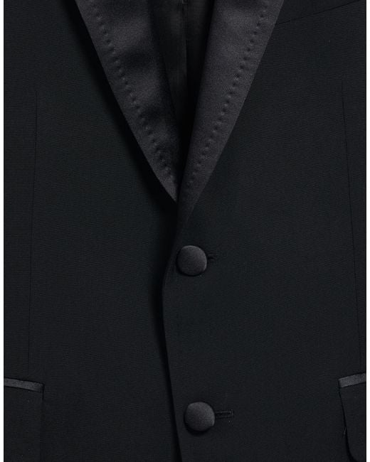 Brian Dales Blue Suit Wool, Polyester, Elastane for men