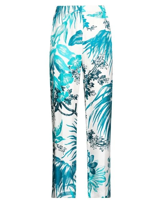 F.R.S For Restless Sleepers Blue Pants Silk