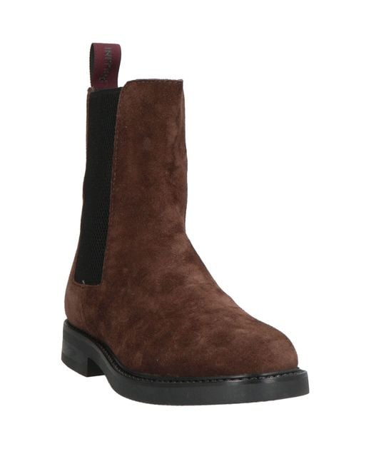 Botines De Caña Alta Pollini de color Brown