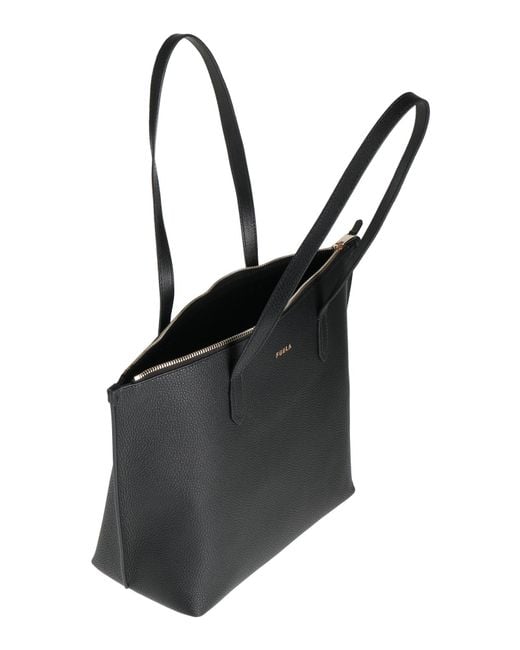Furla Black Handbag Leather