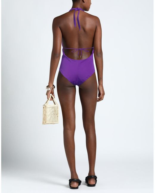 Tom Ford Purple One-piece Swimsuit