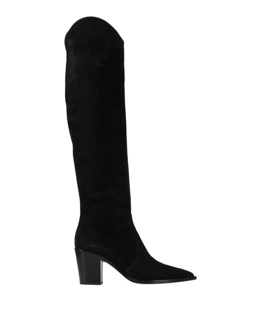 Gianvito Rossi Black Boot Leather