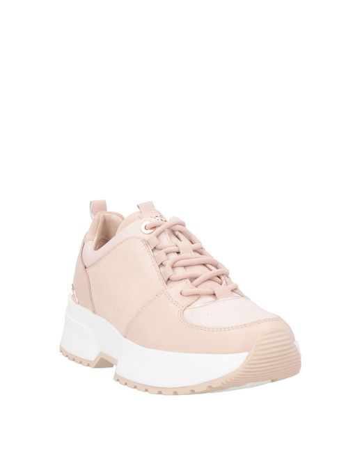 MICHAEL Michael Kors Pink Sneakers Cow Leather, Textile Fibers