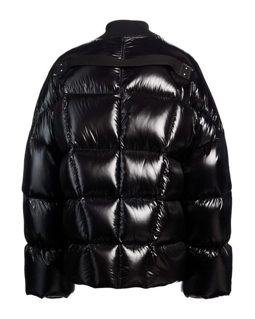 Rick Owens Black Puffer Polyamide for men