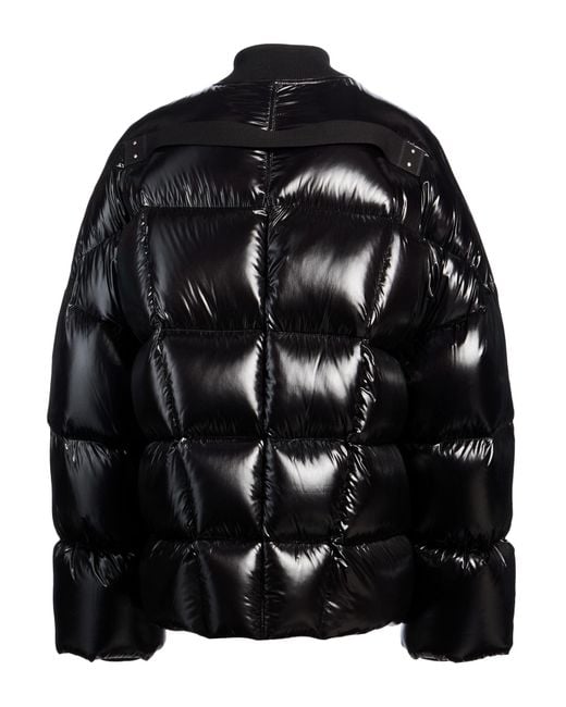 Rick Owens Black Puffer Polyamide for men