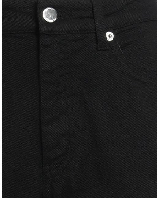 Love Moschino Black Pants Cotton, Elastane