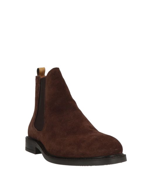 Hackett Brown Ankle Boots for men