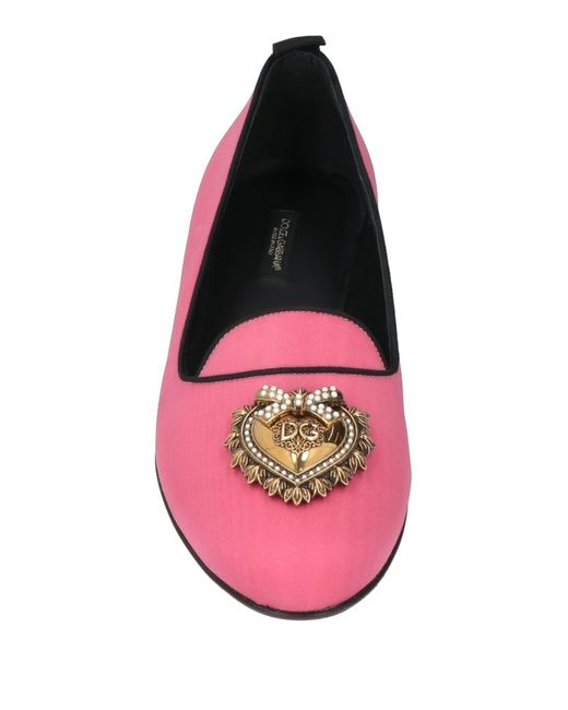 Dolce & Gabbana Pink Ballet Flats