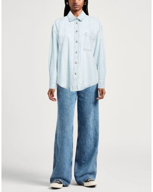 Camicia Jeans di MSGM in Blue