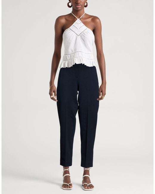 Circolo 1901 Blue Pants Cotton, Elastane