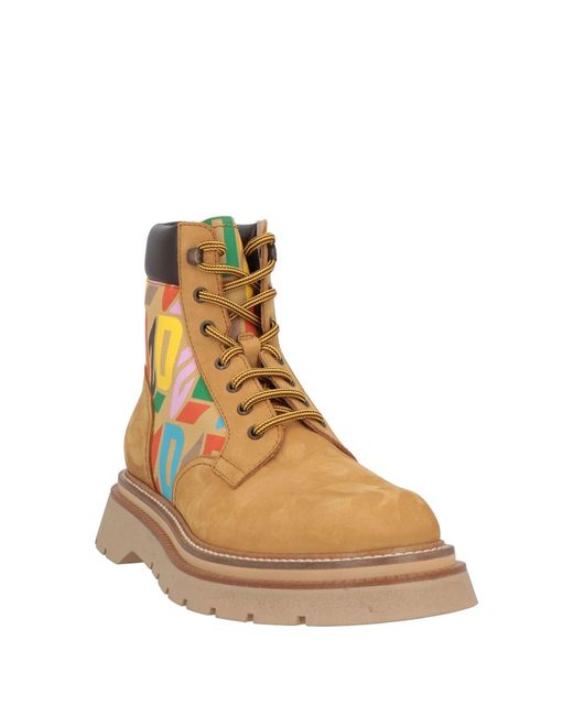 DSquared² Brown Ankle Boots for men