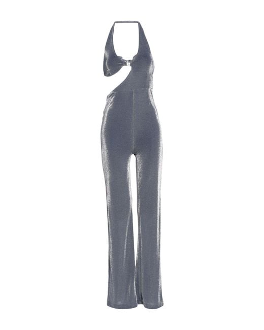 ROTATE BIRGER CHRISTENSEN Blue Jumpsuit