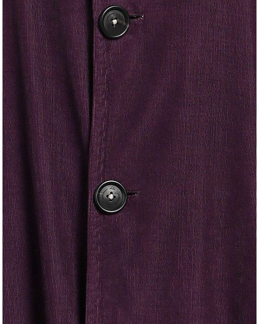 Massimo Alba Purple Coat for men