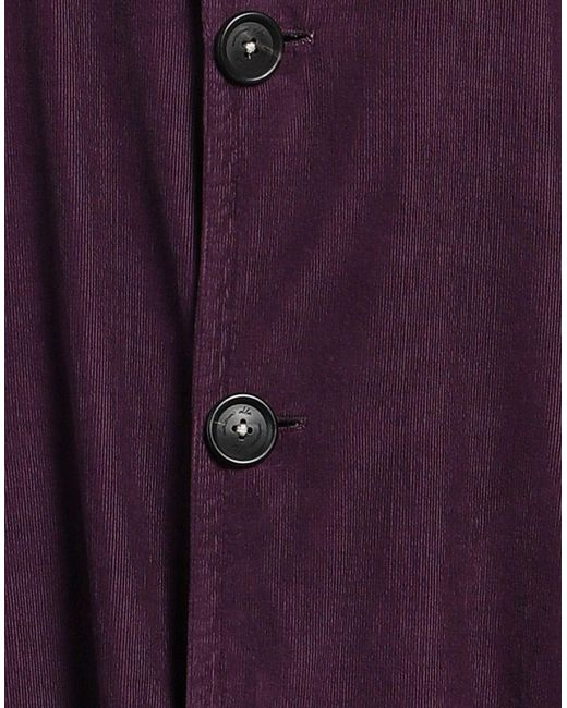 Massimo Alba Purple Coat for men