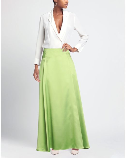 Camilla Green Maxi Skirt Polyester
