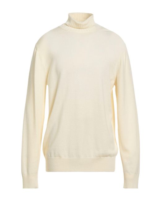 Malo White Turtleneck for men